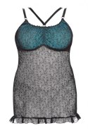 TAMARA BLACK CHEMISE L+ ( CZARNA HALKA )