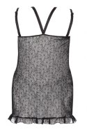 TAMARA BLACK CHEMISE L+ ( CZARNA HALKA )