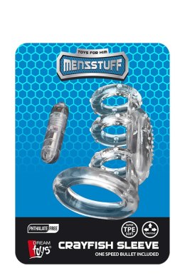 MENZSTUFF VIBR. CRAYFISH PENIS SLEEVE