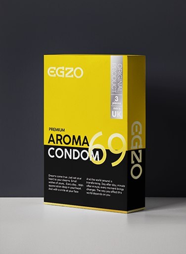 Prezerwatywy EGZO traditional condom AROMA 3pc Prezerwatywy EGZO traditional condom AROMA 3pc