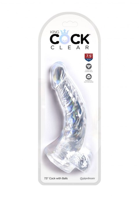 King Cock 7.5 In Cock w Balls King Cock 7.5 In Cock w Balls
