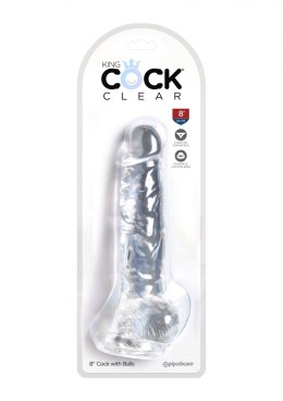 KING COCK 8 INCH COCK W BALLS