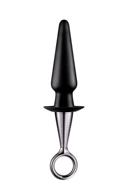 MENZSTUFF ANAL PLUG WITH PLATED HANDLE