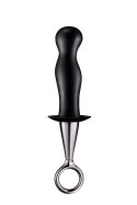 MENZSTUFF ANAL PLUG WITH PLATED HANDLE