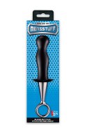 MENZSTUFF ANAL PLUG WITH PLATED HANDLE