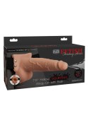SQUIRTING STRAP-ON 7.5 INCH