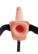 SQUIRTING STRAP-ON 7.5 INCH