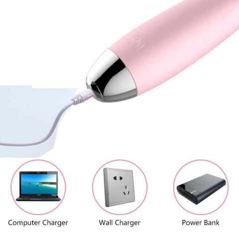 Stymulator-Silicone AV Massager USB 10 Function Pink Stymulator-Silicone AV Massager USB 10 Function Pink