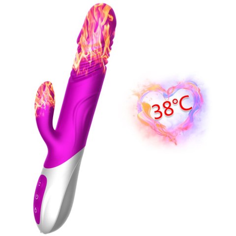 Wibrator-Silicone Vibrator USB 10 Function and Thrusting Function / Heating Wibrator-Silicone Vibrator USB 10 Function and Thrusting Function / Heating
