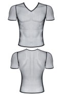 MĘSKI T-SHIRT Z ELASTYCZNEJ SIATKI W SEREK L