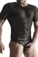Męski t-shirt z elastycznej siatki w serek M