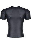 MĘSKI T-SHIRT Z WETLOOKA W SEREK XXL