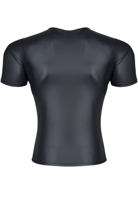 MĘSKI T-SHIRT Z WETLOOKA W SEREK XXL MĘSKI T-SHIRT Z WETLOOKA W SEREK XXL