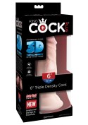 SOLIDNE REALISTYCZNE DILDO Z PRZYSSAWKĄ CYBERSKÓRA 6INCH TRIPLE DENSITY COCK