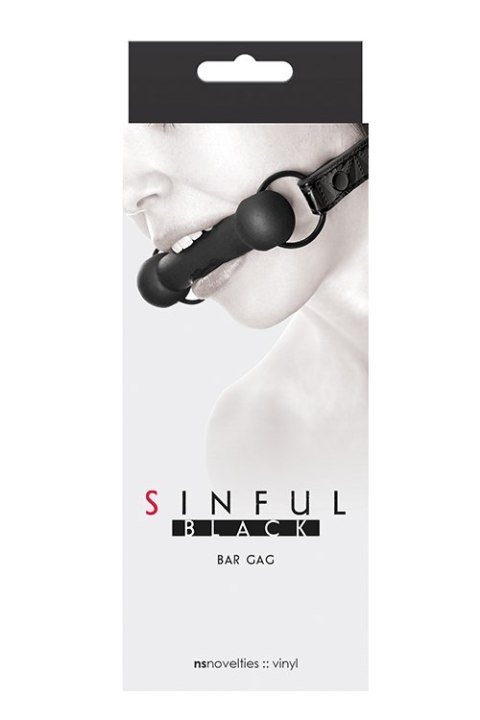 SINFUL BAR GAG BLACK SINFUL BAR GAG BLACK