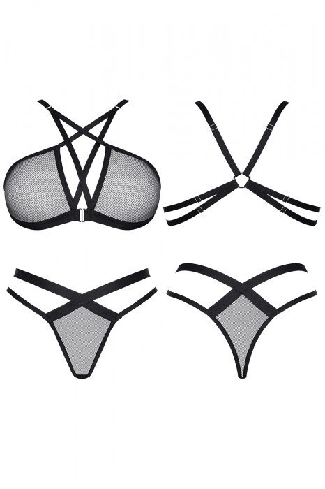 BIELIZNA-LADYX AINA L - BIUSTONOSZ, STRINGI BIELIZNA-LADYX AINA L - BIUSTONOSZ, STRINGI