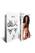 BIELIZNA-LADYX AINA XXL - BIUSTONOSZ, STRINGI