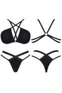 BIELIZNA-LADYX CASILDA XL - BIUSTONOSZ, STRINGI
