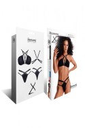 BIELIZNA-LADYX CASILDA XXL - BIUSTONOSZ, STRINGI