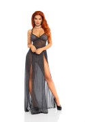 Lurex maxi dress
