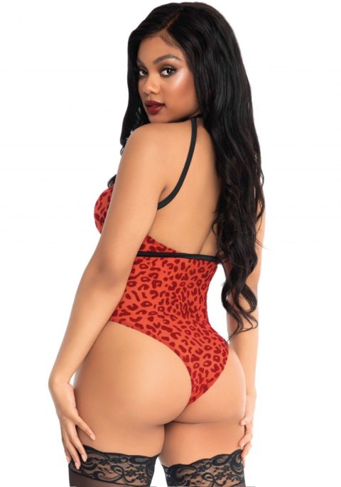 Sheer backless garter teddy Sheer backless garter teddy
