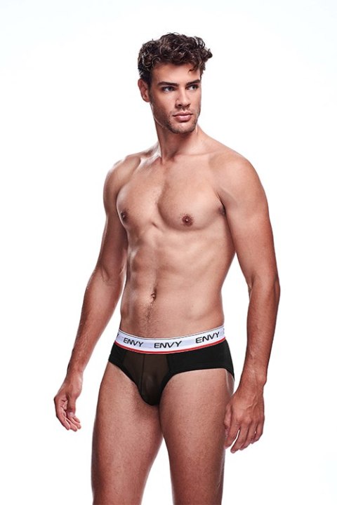 ENVY MESH BRIEF BLACK, M/L ENVY MESH BRIEF BLACK, M/L