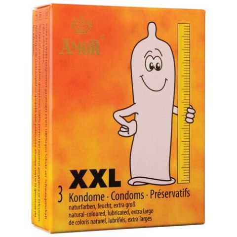 Prezerwatywy-Amor XXL 3pcs Prezerwatywy-Amor XXL 3pcs