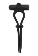 RINGS OF LOVE ADJUSTABLE COCKRING BLACK