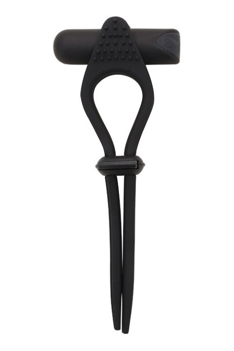 RINGS OF LOVE ADJUSTABLE COCKRING BLACK
