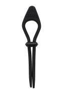 RINGS OF LOVE ADJUSTABLE COCKRING BLACK