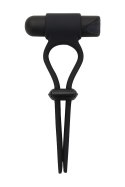 RINGS OF LOVE ADJUSTABLE COCKRING BLACK