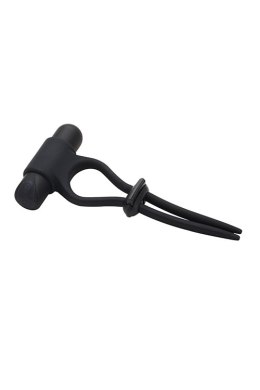 RINGS OF LOVE ADJUSTABLE COCKRING BLACK