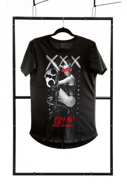 T-SHIRT MEN BLACK L FASHION