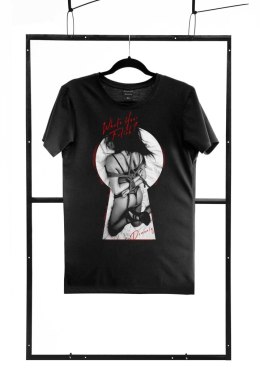 T-SHIRT MEN BLACK L REGULAR