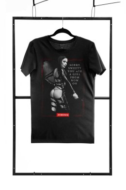 T-SHIRT MEN BLACK L REGULAR