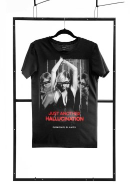 T-SHIRT MEN BLACK L REGULAR