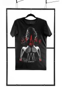 T-SHIRT MEN BLACK L REGULAR