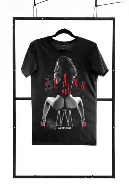 T-SHIRT MEN BLACK L REGULAR