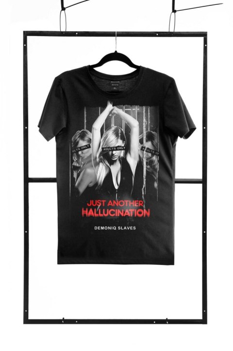 T-SHIRT MEN BLACK M REGULAR