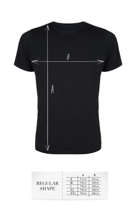 T-SHIRT MEN BLACK M REGULAR T-SHIRT MEN BLACK M REGULAR