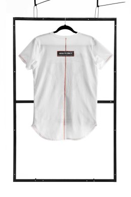T-SHIRT MEN WHITE L FASHION