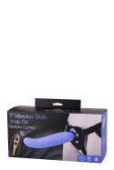 9INCH VIBRATION DILDO STRAP-ON PURPLE