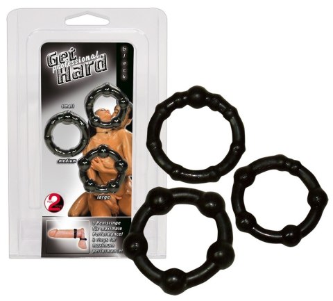 COCK RINGS SET "GET HARD" SCHW COCK RINGS SET "GET HARD" SCHW