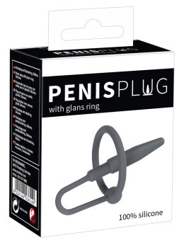 PENIS PLUG WITH GLANS RING