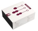 ZESTAW 3 KULKI GEJSZY DO ĆWICZENIA MIĘŚNI KEGLA NOVA VIOLET
