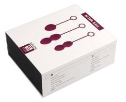 ZESTAW 3 KULKI GEJSZY DO ĆWICZENIA MIĘŚNI KEGLA NOVA VIOLET