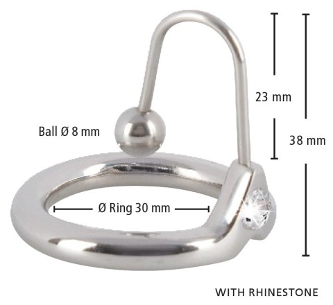 Penis Plug with Glans Ring Penis Plug with Glans Ring