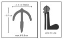Penisplug Sperm Anchor grey