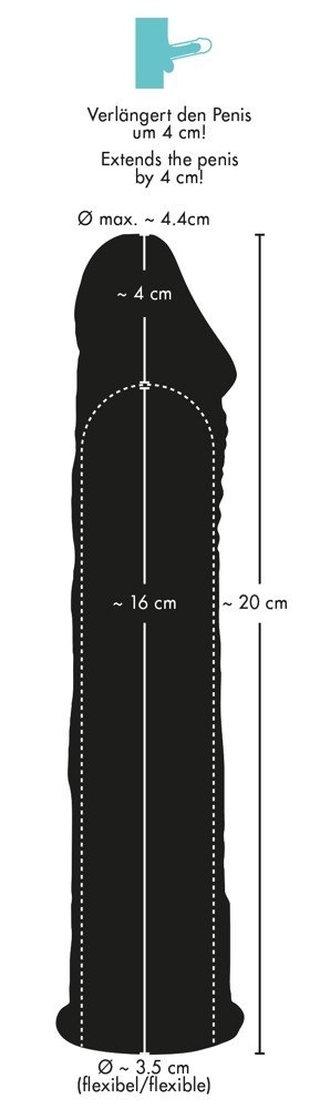 Silicone Extension black Silicone Extension black