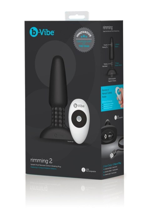 B-Vibe rimming Plug Black